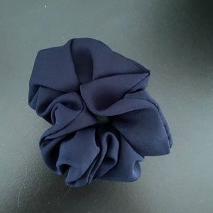 navy scrunchie